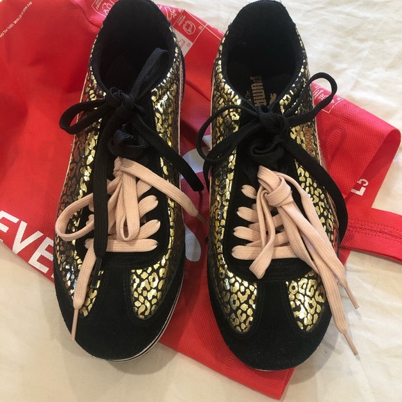 puma sf77 platform rose gold